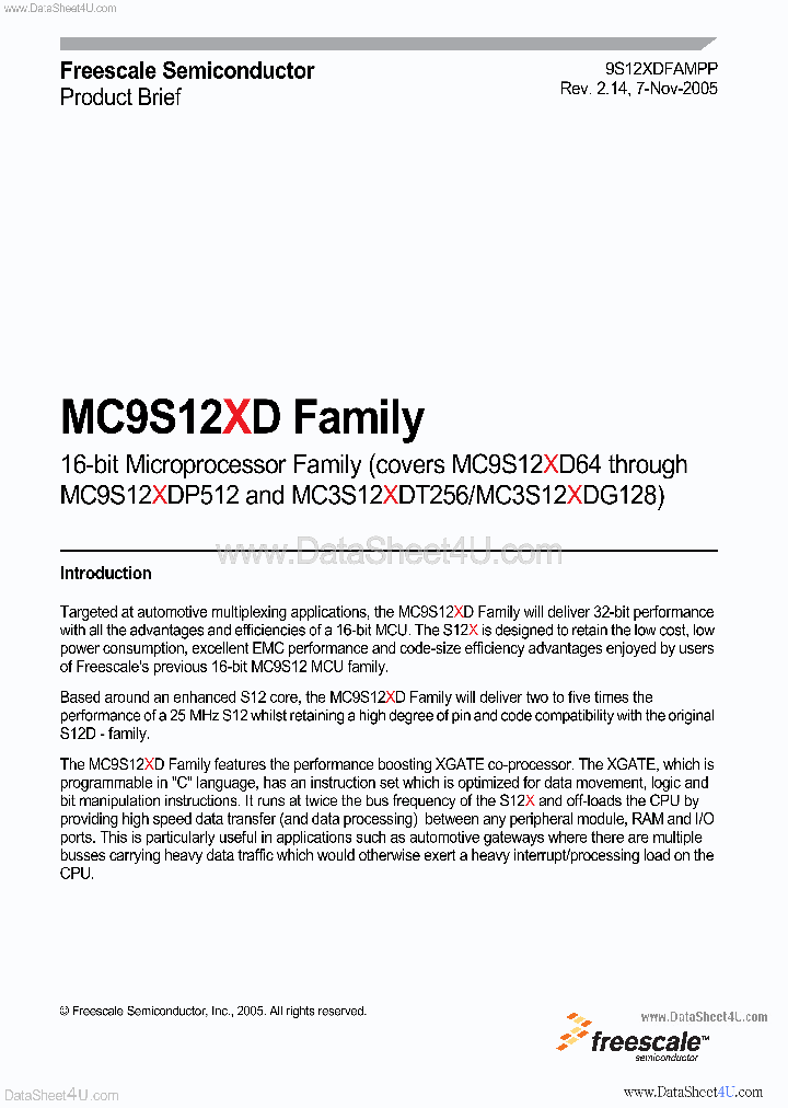 M9S12XD_593397.PDF Datasheet