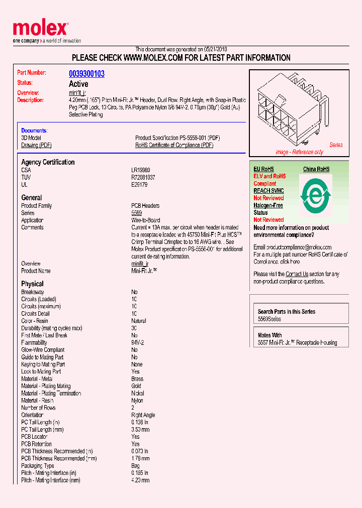 39-30-0103_950994.PDF Datasheet