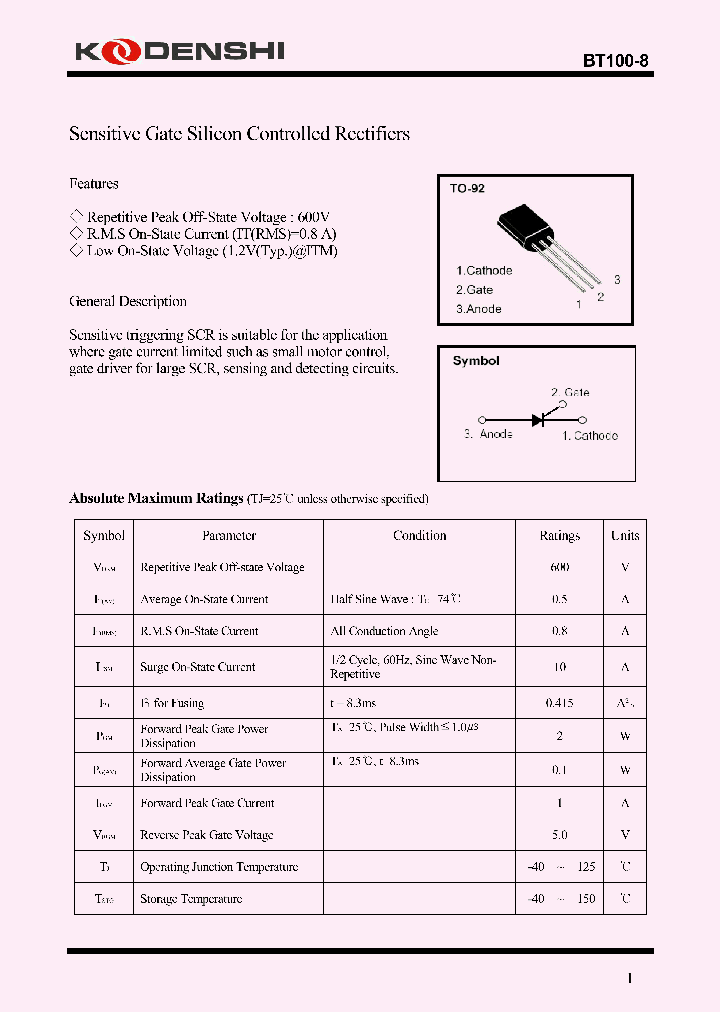 BT100-8_628537.PDF Datasheet
