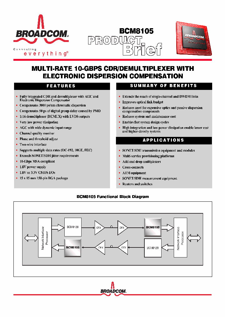 BCM8105_745359.PDF Datasheet