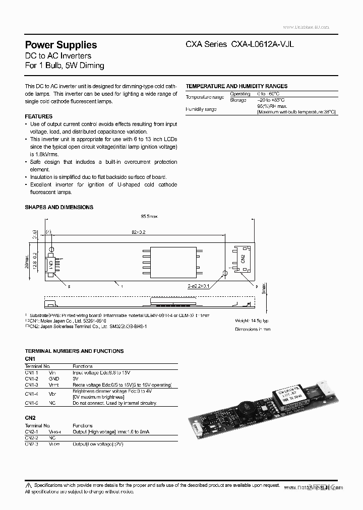 CXA-L0612A-VJL_602516.PDF Datasheet