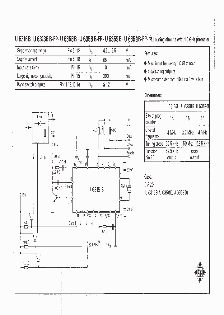 U6316B_622718.PDF Datasheet