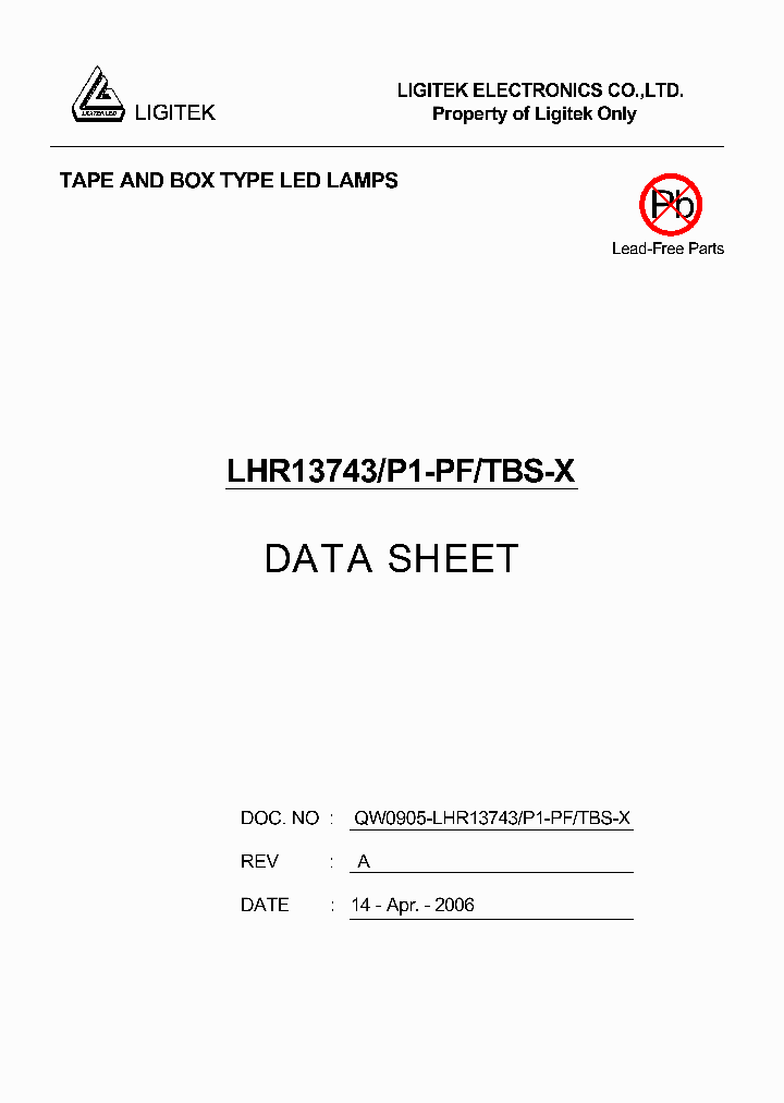 LHR13743-P1-PF-TBS-X_985503.PDF Datasheet