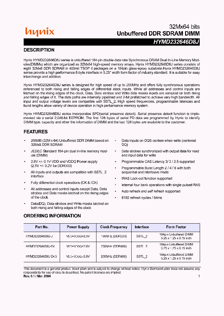 HYMD232646D8J-J_895822.PDF Datasheet