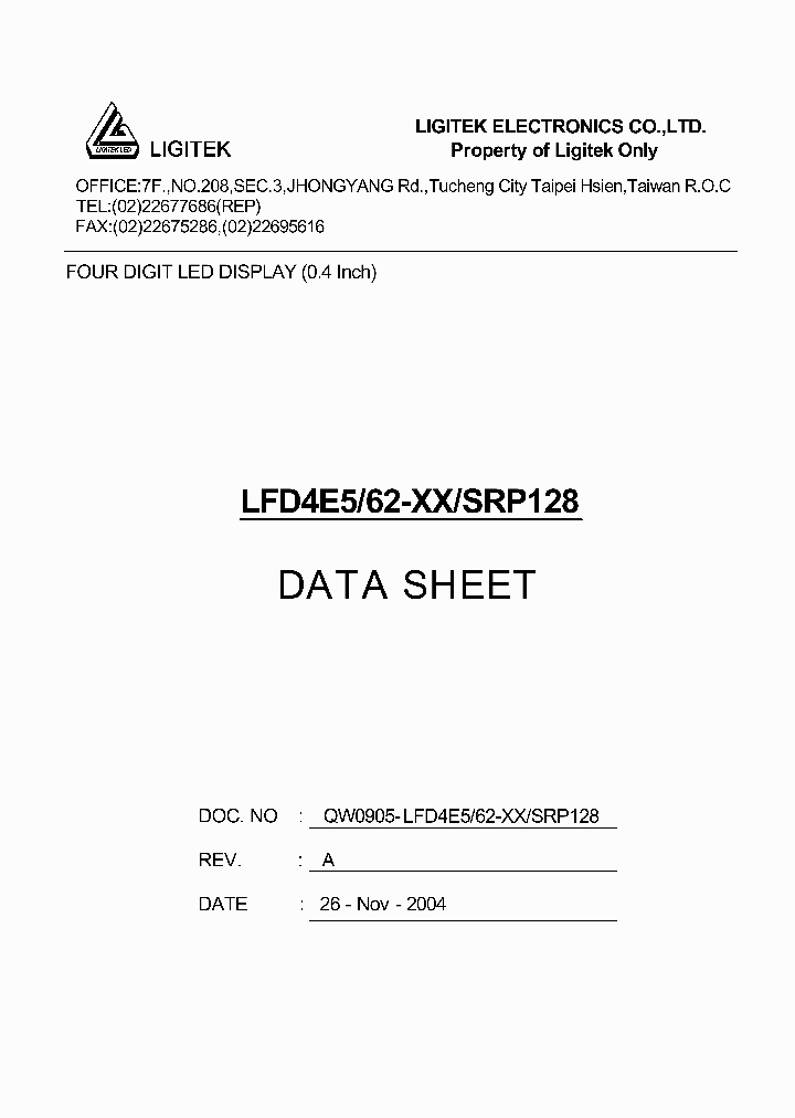 LFD4E5-62-XX-SRP128_1001151.PDF Datasheet