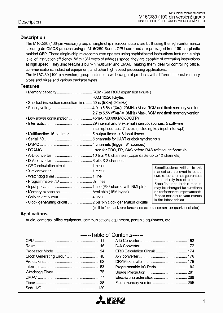 M30803MG-XXXFP_925439.PDF Datasheet