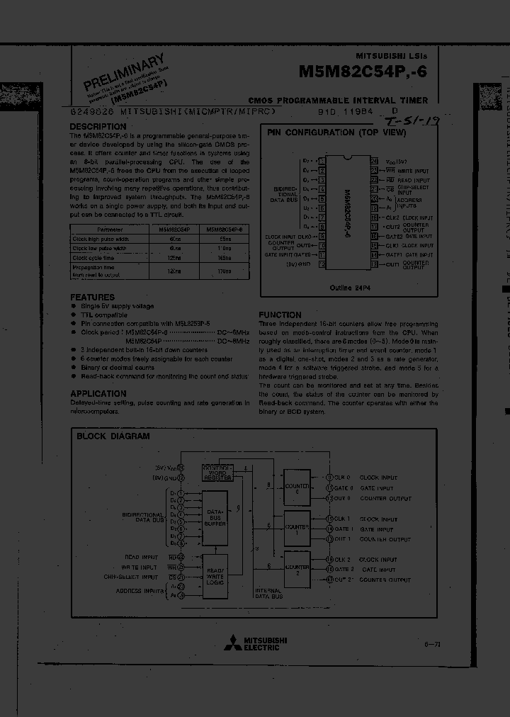 M5M82C54P-6_661713.PDF Datasheet