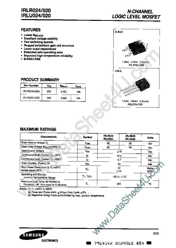 IRLR024_735221.PDF Datasheet