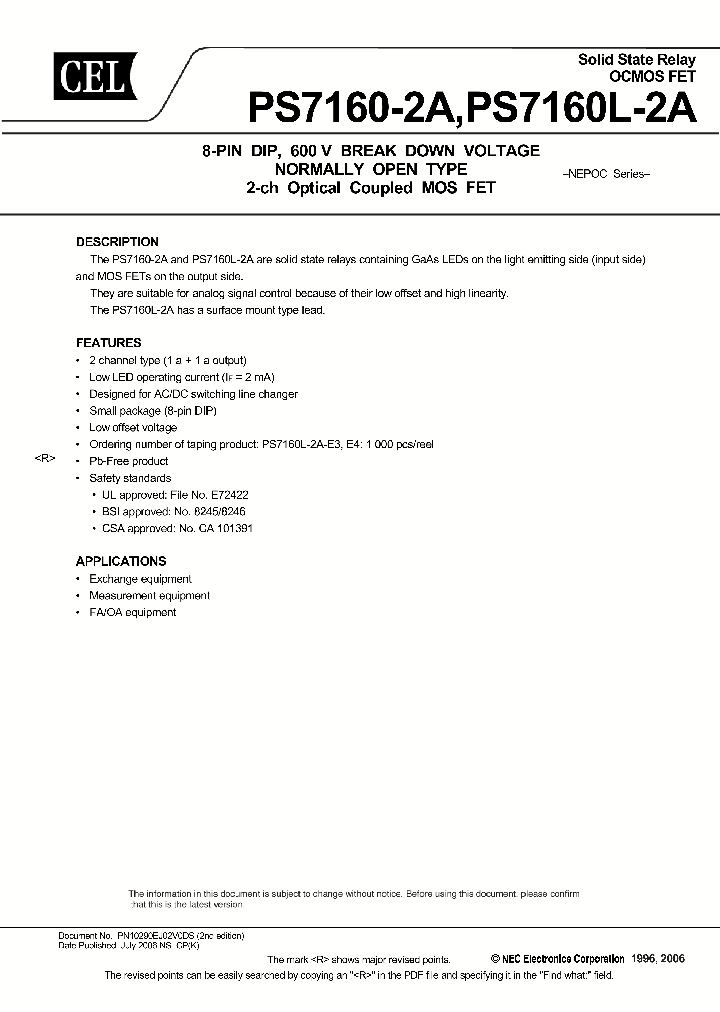 PS7160-2A_666998.PDF Datasheet