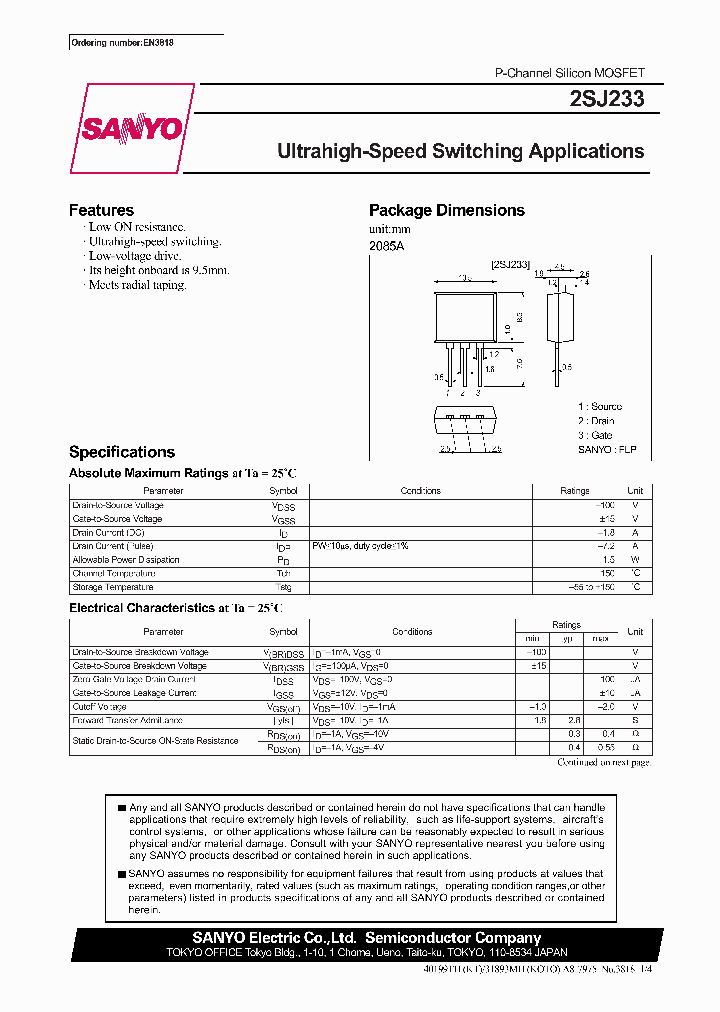 2SJ233_959266.PDF Datasheet