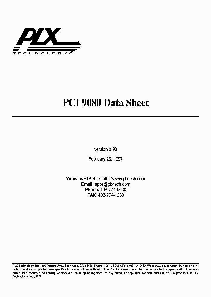 PLI9080_1085089.PDF Datasheet
