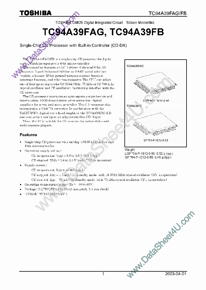 TC94A39FAG_779739.PDF Datasheet