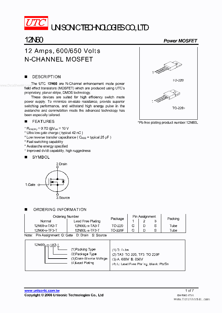 12N60_780614.PDF Datasheet