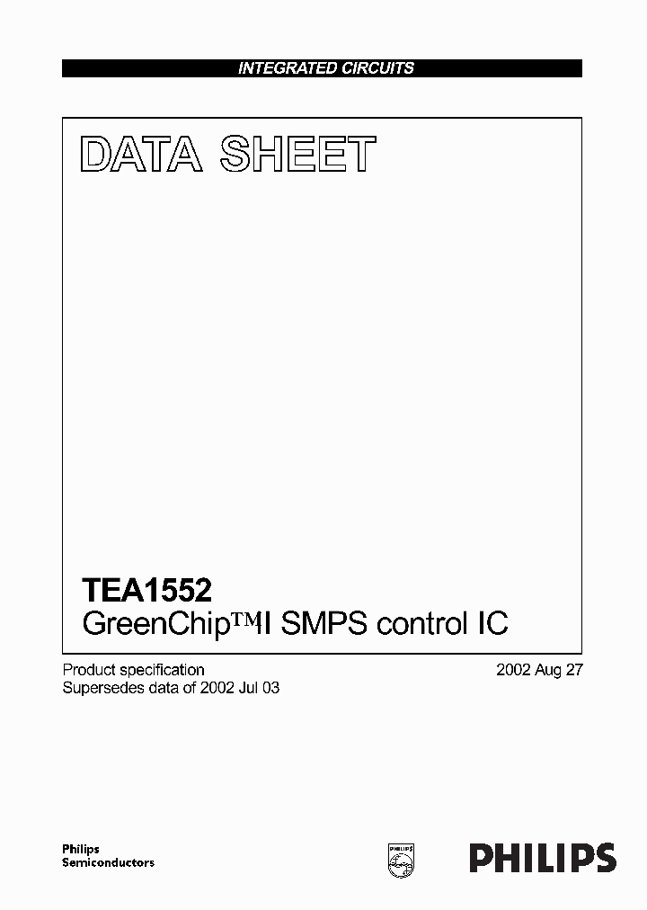 TEA1552_1113768.PDF Datasheet