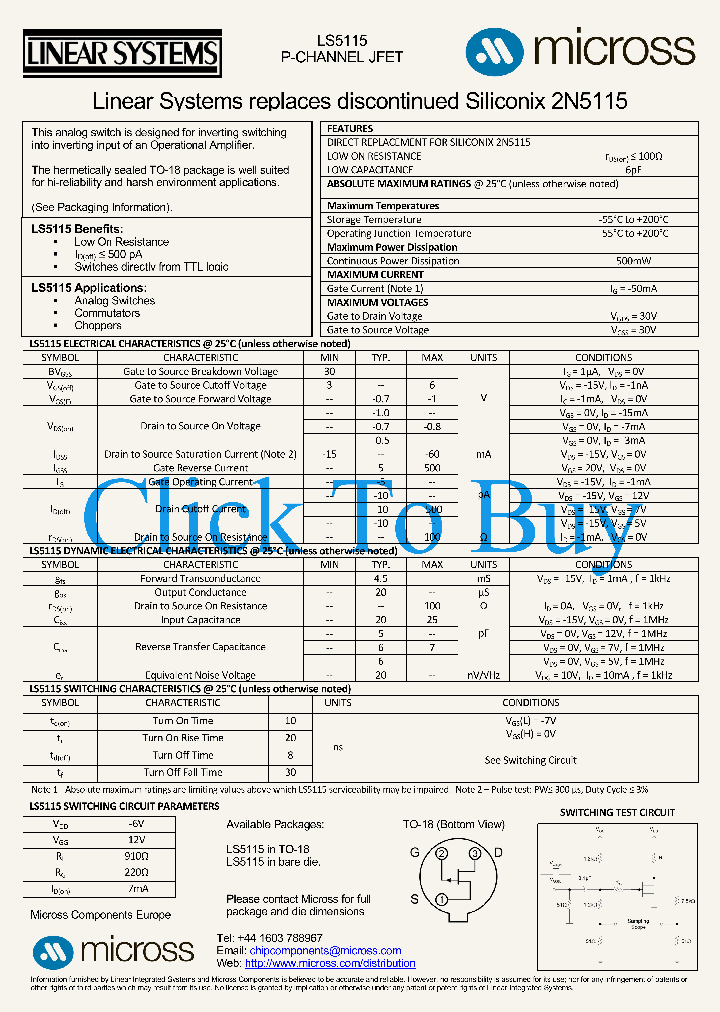 LS5115TO-18_1115203.PDF Datasheet