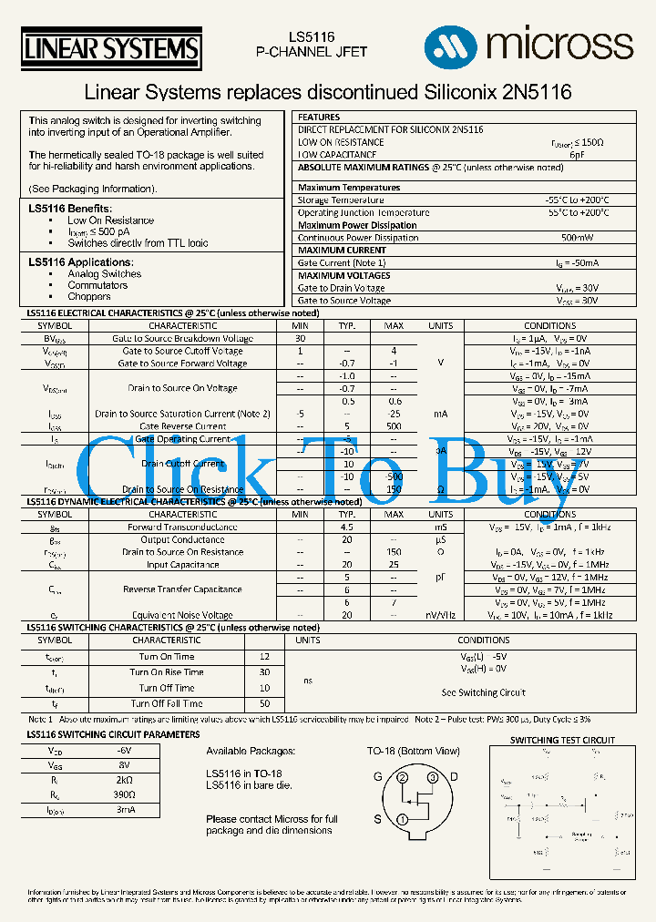 LS5116TO-18_1115204.PDF Datasheet