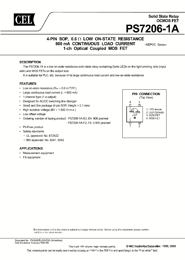 PS7206-1A-E3-A_686815.PDF Datasheet