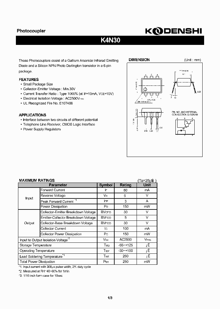 K4N30_696317.PDF Datasheet