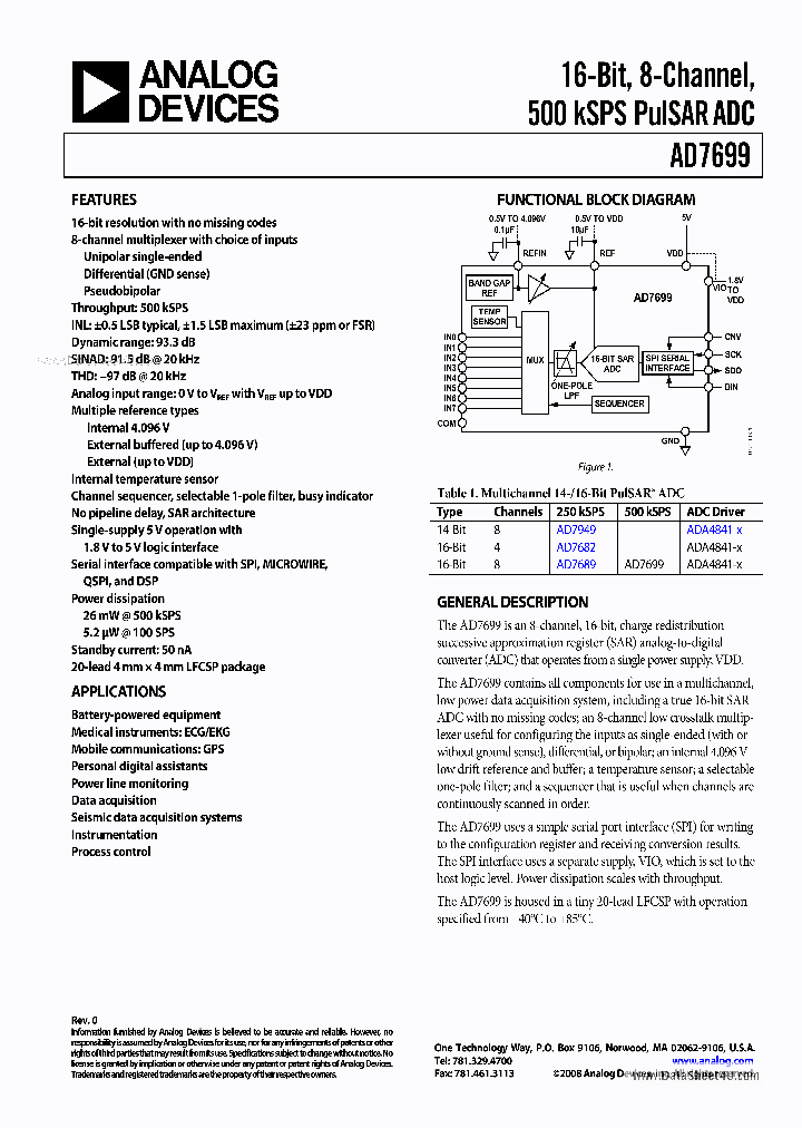 AD7699_827099.PDF Datasheet