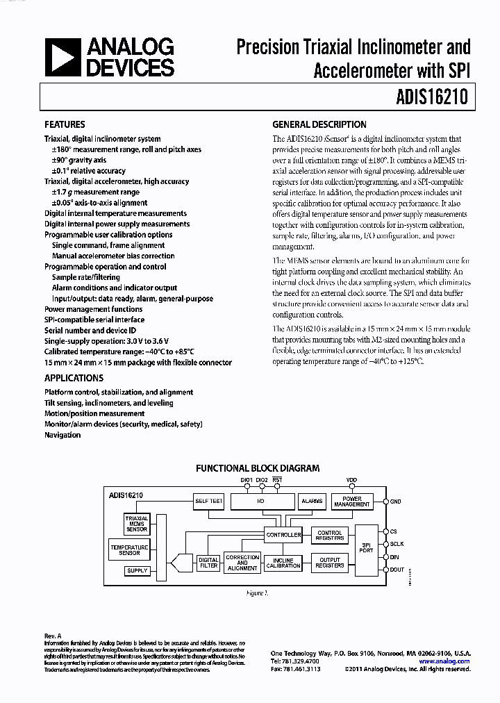 ADIS16210_829247.PDF Datasheet