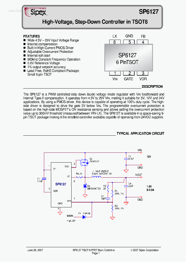 SP6127_830780.PDF Datasheet