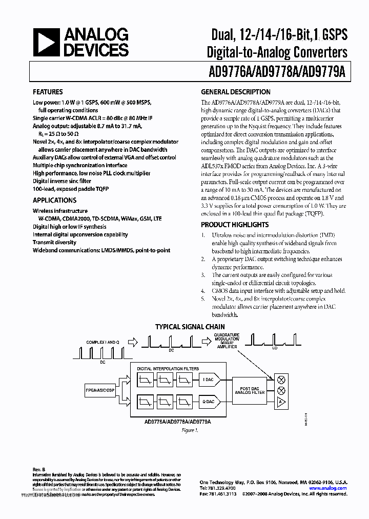 AD9779A_831054.PDF Datasheet