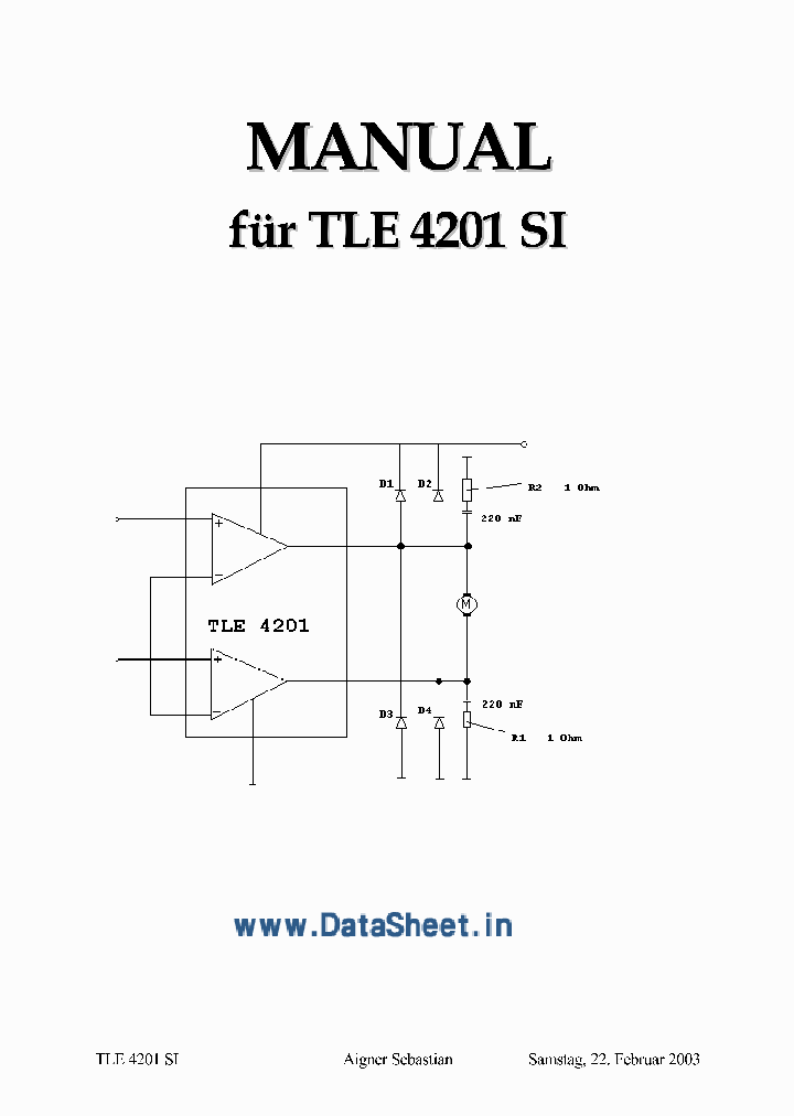 TLE4201SI_857080.PDF Datasheet