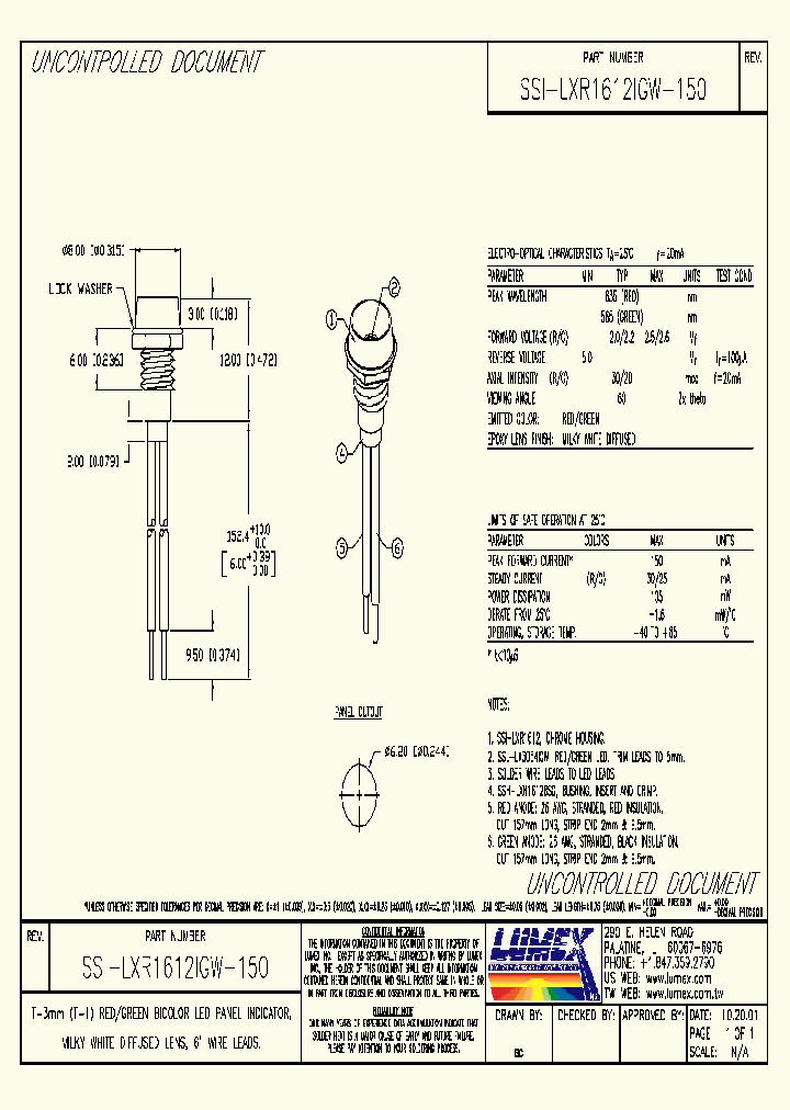 SSI-LXR1612IGW-150_714411.PDF Datasheet