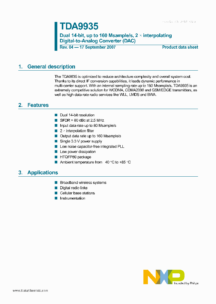 TDA9935_862311.PDF Datasheet