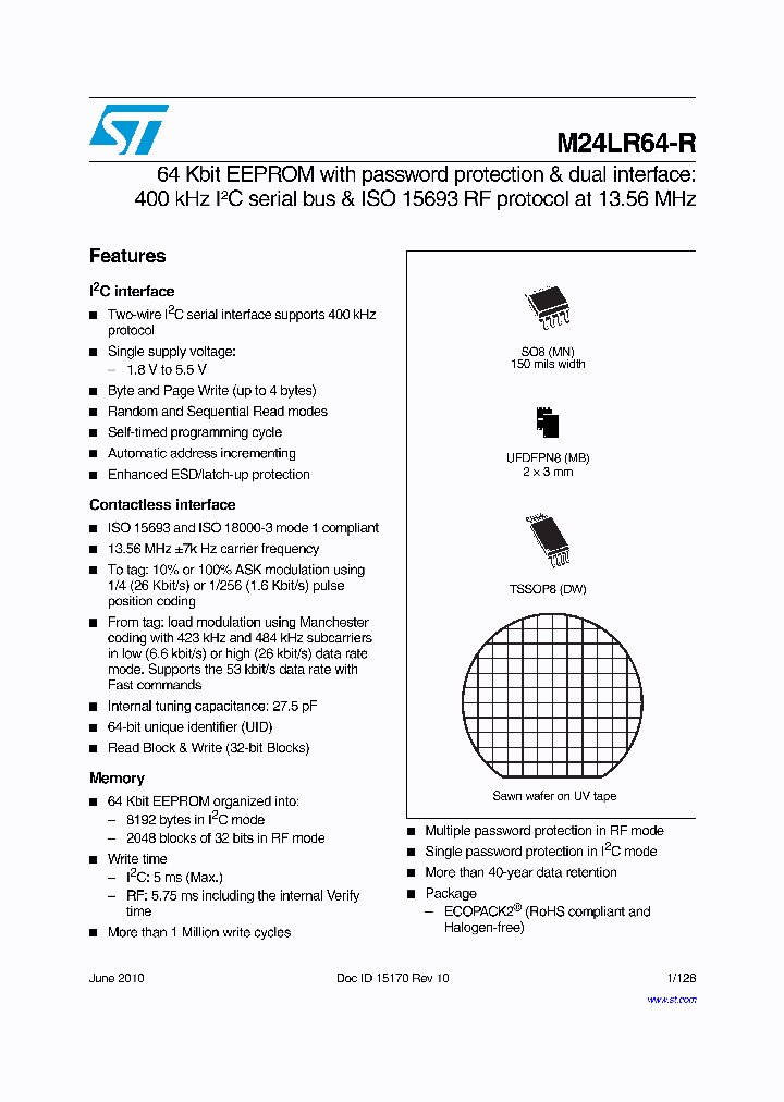 M24LR64-RMB6T2_1143642.PDF Datasheet