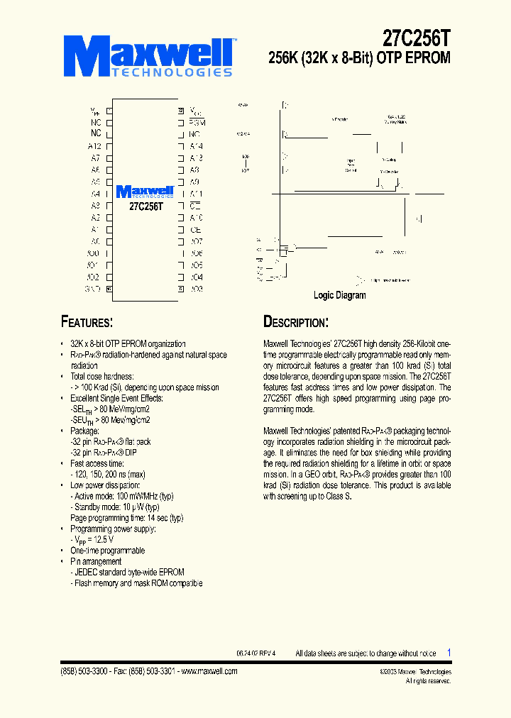 27C256TRPDS-15_1152860.PDF Datasheet