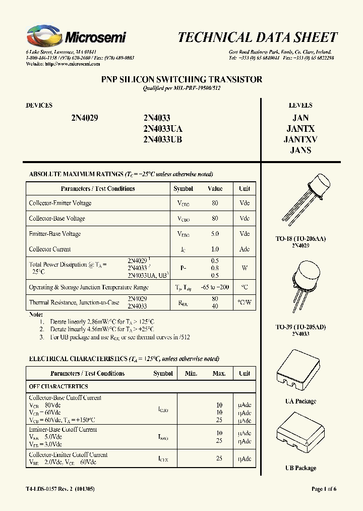 2N4033UA_1162468.PDF Datasheet