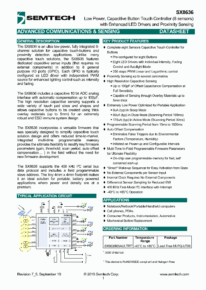 SX8636I05AULTRT1_1169332.PDF Datasheet