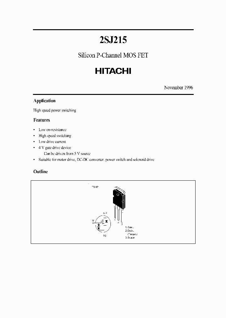 2SJ215_723307.PDF Datasheet