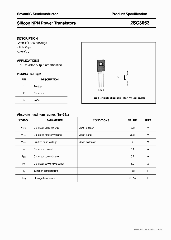 2SC3063_915965.PDF Datasheet