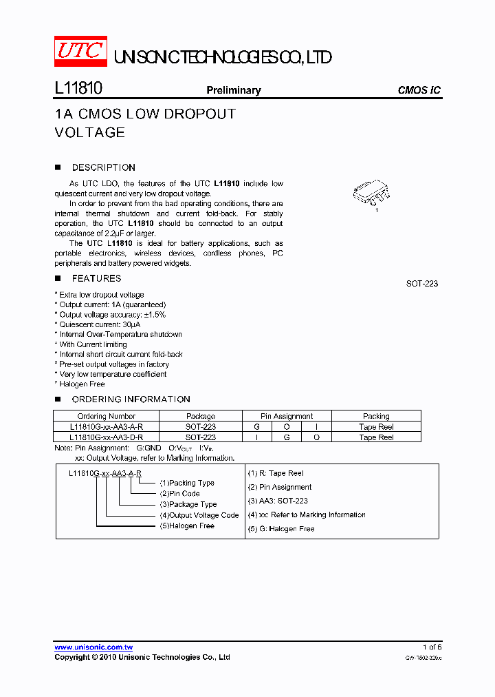 L11810G-XX-AA3-A-R_1194415.PDF Datasheet