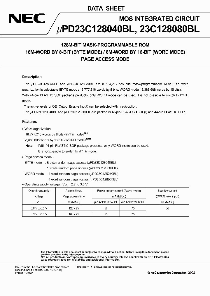 UPD23C128040BLGY-XXX-MJH_1205483.PDF Datasheet