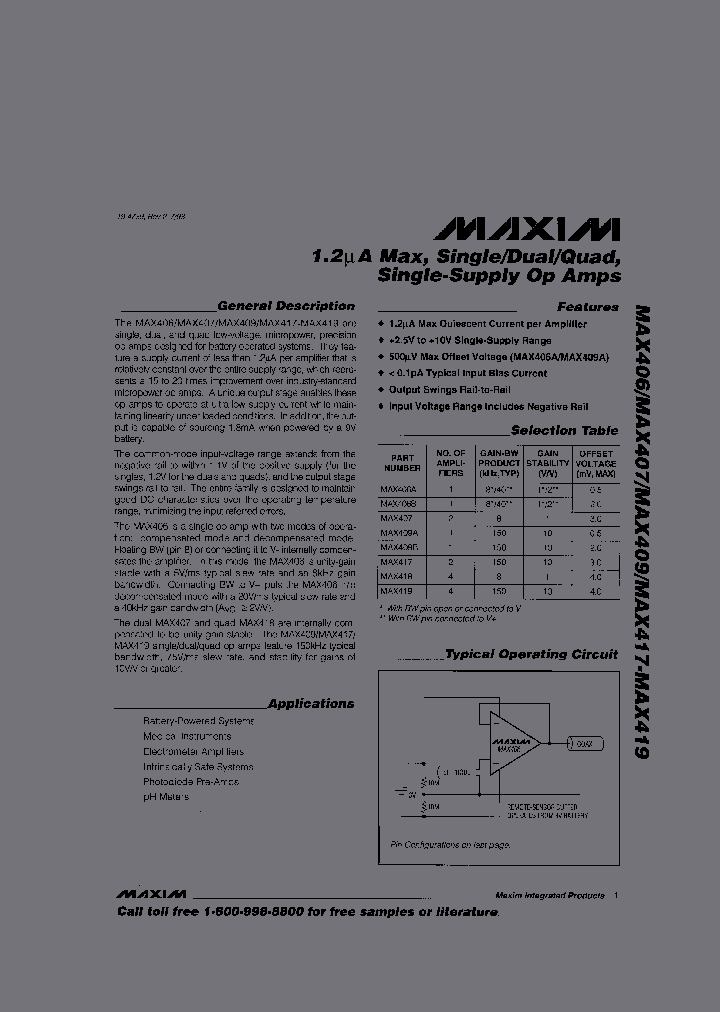 MAX419CD_731819.PDF Datasheet