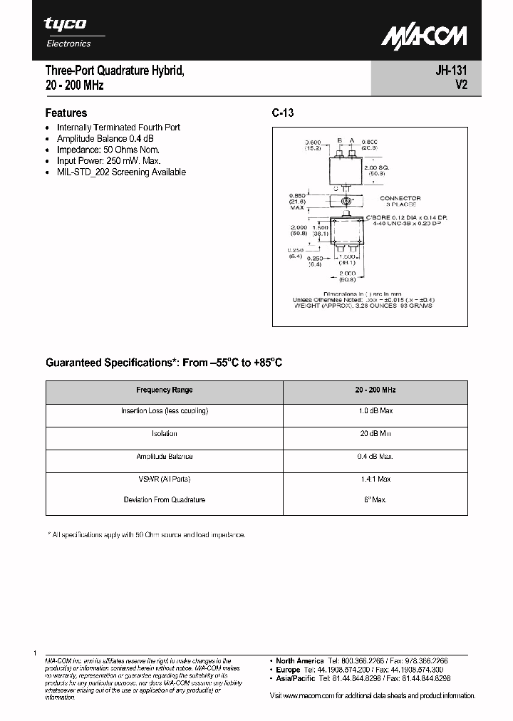 JH-131SMA_1204634.PDF Datasheet