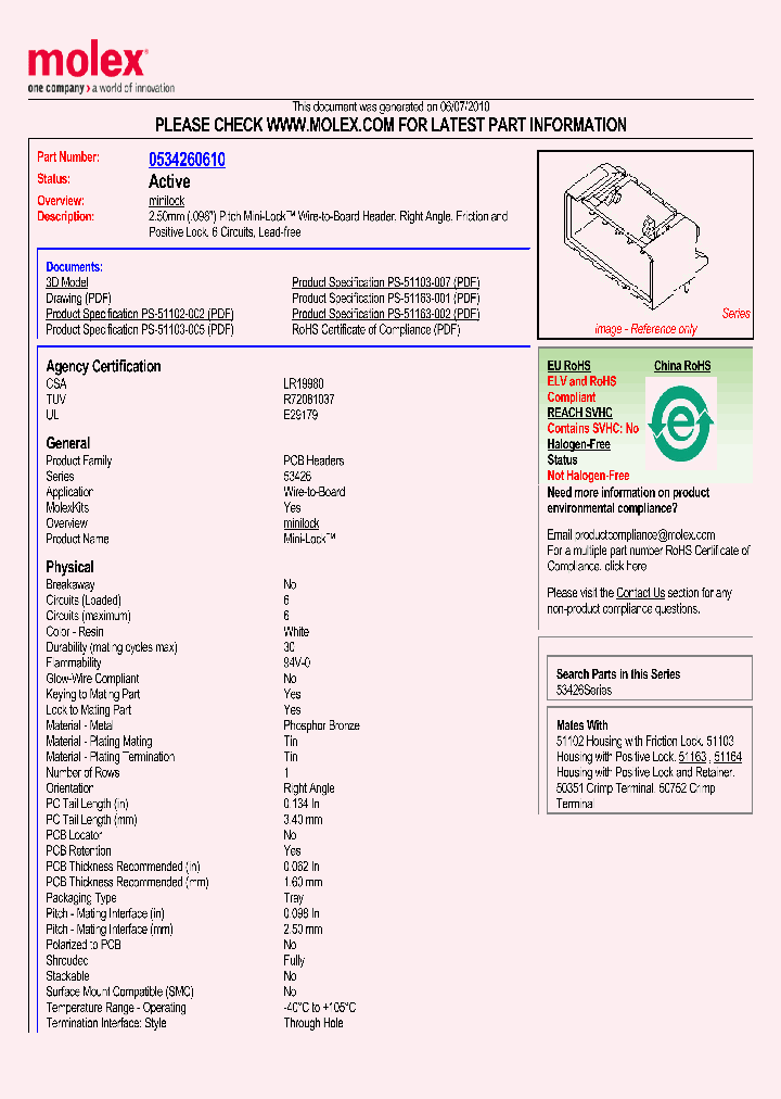 53426-0610_1210054.PDF Datasheet