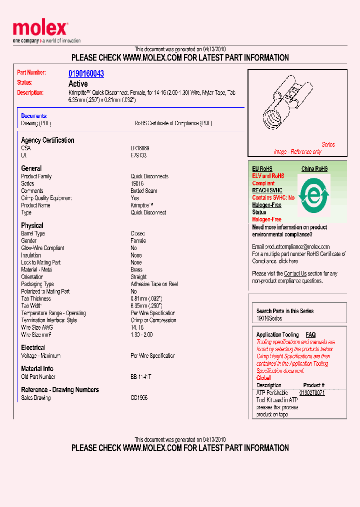 0190160043_1219964.PDF Datasheet