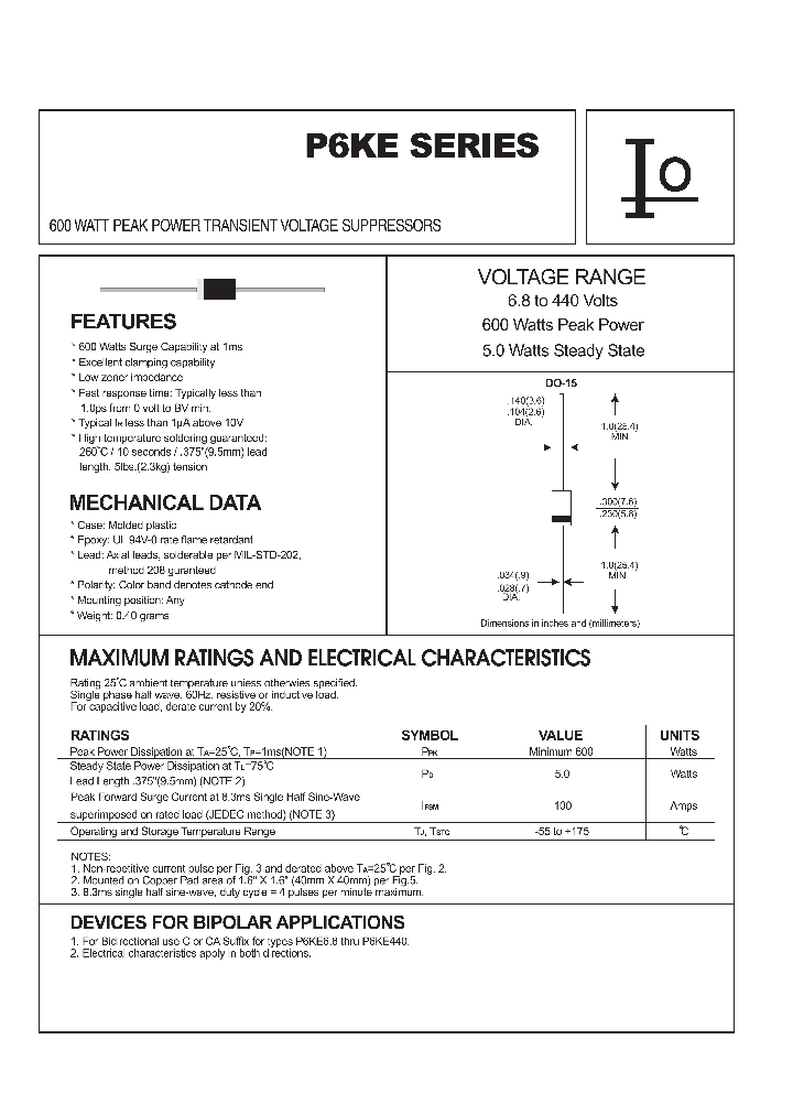 P6KE18A_1244570.PDF Datasheet