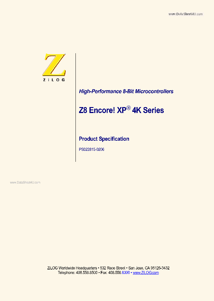 Z8F041A_916463.PDF Datasheet