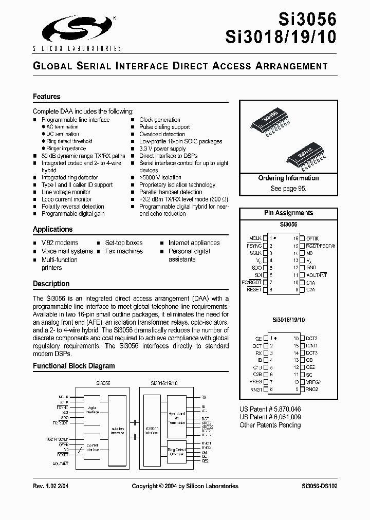 SI3056_922899.PDF Datasheet