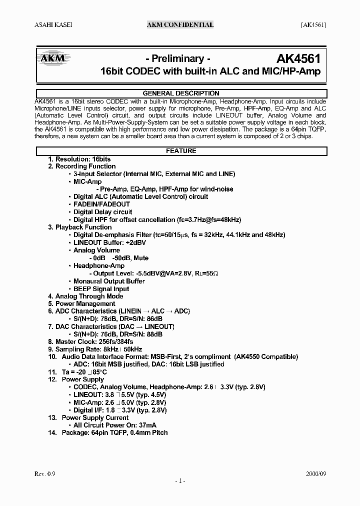 AK4561_749891.PDF Datasheet