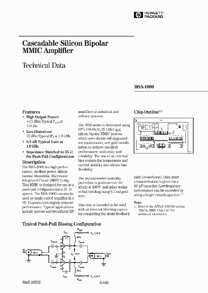MSA-1000-GP4_1271834.PDF Datasheet
