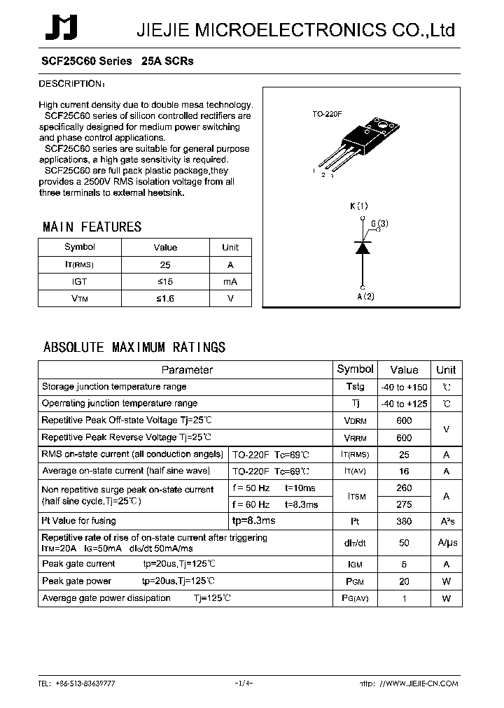 SCF25C60_1274380.PDF Datasheet