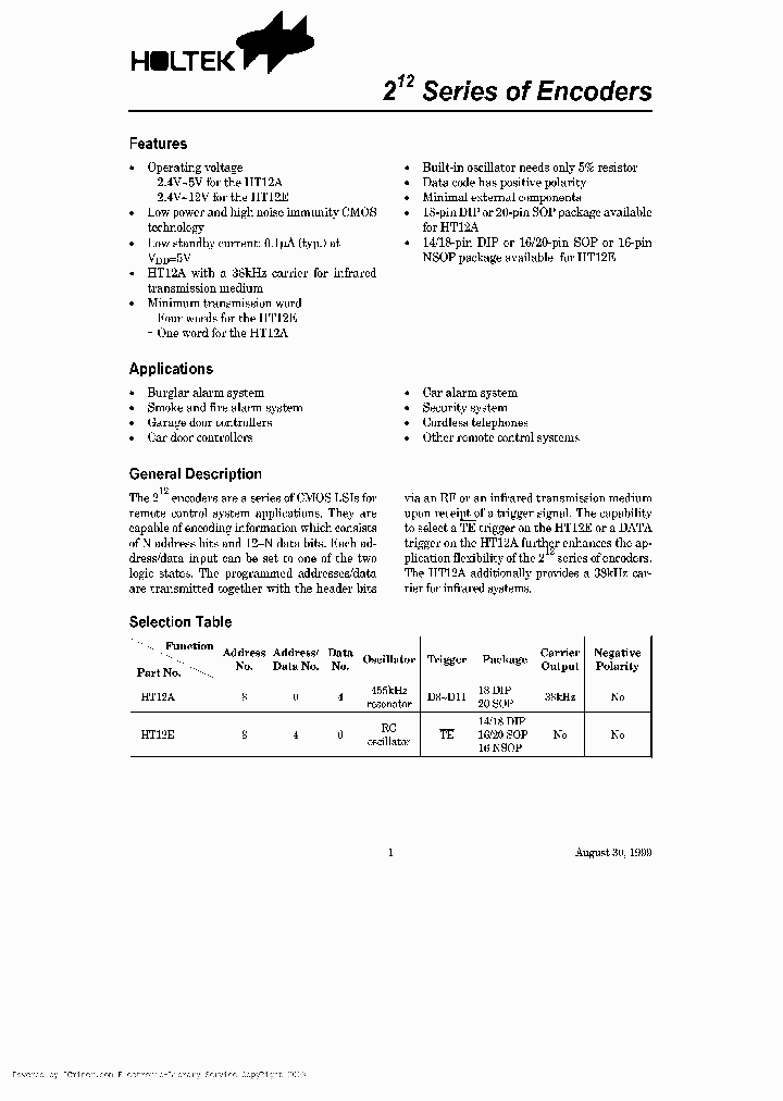HT12E14DIP_766040.PDF Datasheet