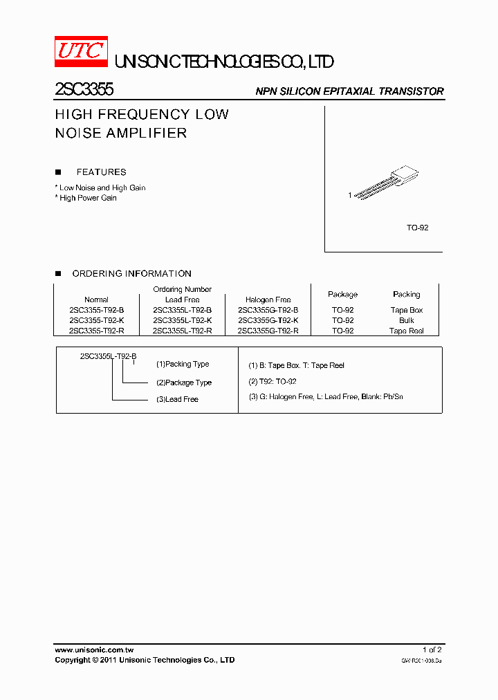 2SC3355-T92-B_1294568.PDF Datasheet