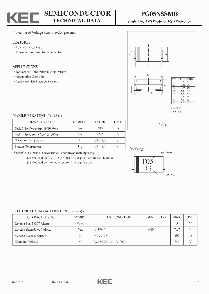 PG05NSSMB_1294112.PDF Datasheet